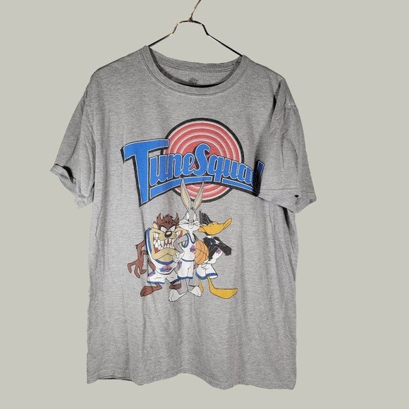 Looney Tunes Tshirt  Mens Space Jam Tune Squad Bugs New Legacy Gray Large - Picture 1 of 3